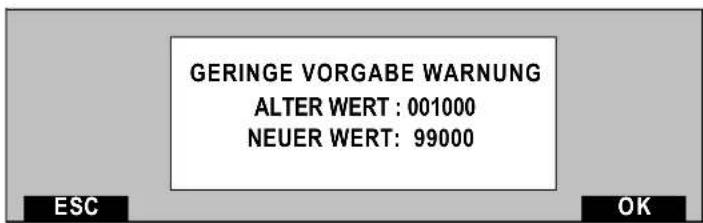 Neopost IJ-85 - Geringe Vorgabe Warnung - 1