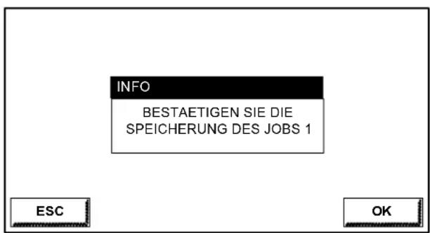 Neopost IJ-80 - Programmieren der Job-Speicher 1 bis 9 - 3