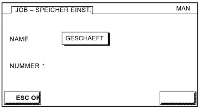 Neopost IJ-80 - Programmieren der Job-Speicher 1 bis 9 - 2