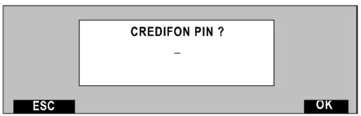 Neopost IJ-75 - Verwenden Sie für den Portoabruf über Credifon den Ihnen zugesandten Credifon PIN. - 1