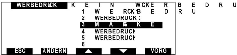 Neopost IJ-65 - Herunterladen eines Werbedruckes (Werbeklischees) von der "Speicherkarte" - 2