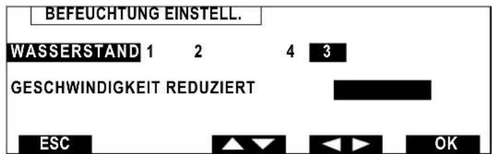 Neopost IJ-65 - Einstellung der Befeuchtungshöhe - 1