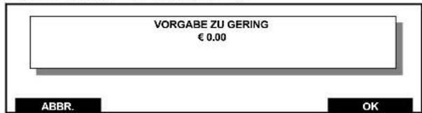 Neopost IJ-45 - Vorgabe zu gering - 1