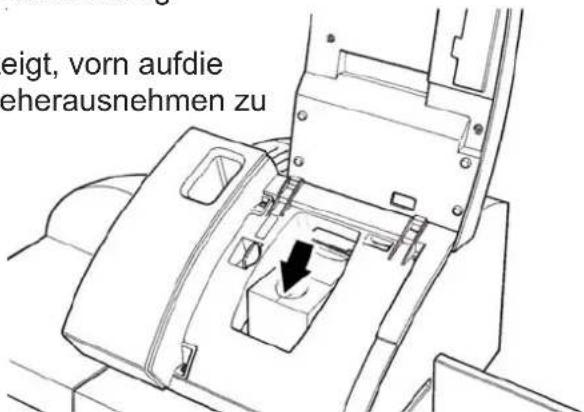 Neopost IJ-35 - Auswechseln einer Farbkartusche - 3