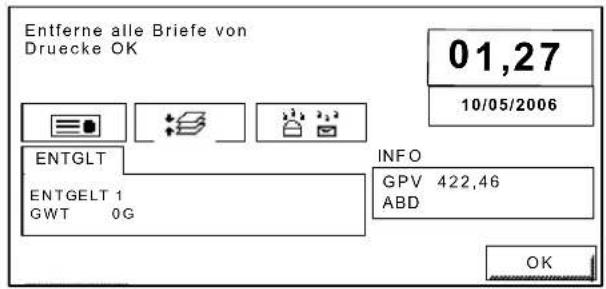 Neopost IJ-110 - Differenz Wiegen Modus - 3