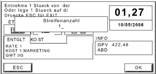 Neopost IJ-110 - Differenz Wiegen Modus - 8