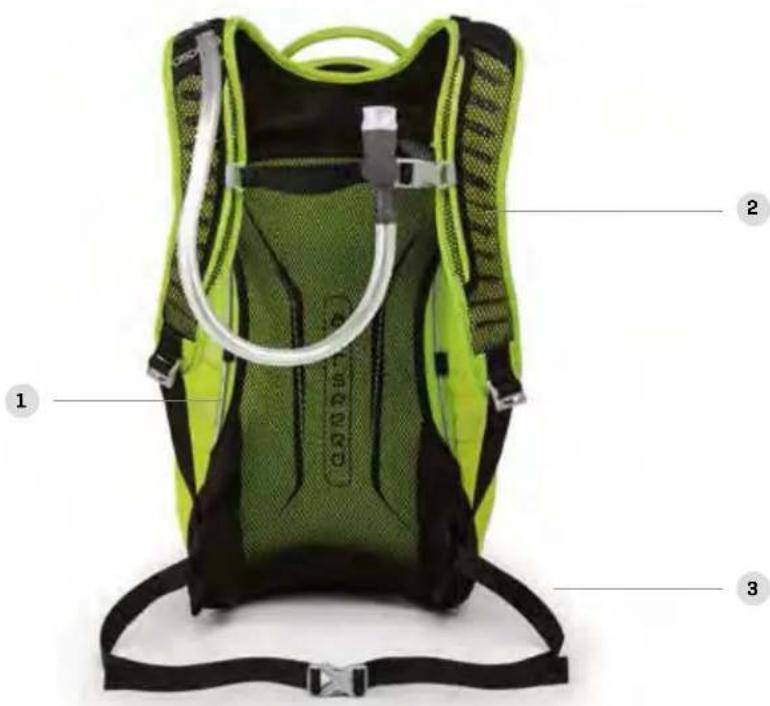 Osprey Syncros 20 - PADDED HIPWING / ERGOPULL™ WAISTSTRAP - 1