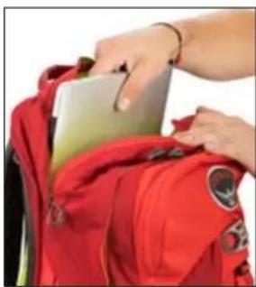 Osprey Radial 26 - STRETCH SIDE PANEL WATER BOTTLE POCKET 34L / 26L - 1