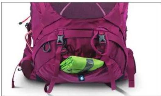 Osprey Kestrel 28 - REMOVABLE SLEEPING PAD STRAPS - 1