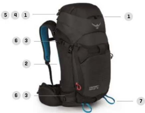 Osprey Kamer 32 - KAMBER 42 - 1