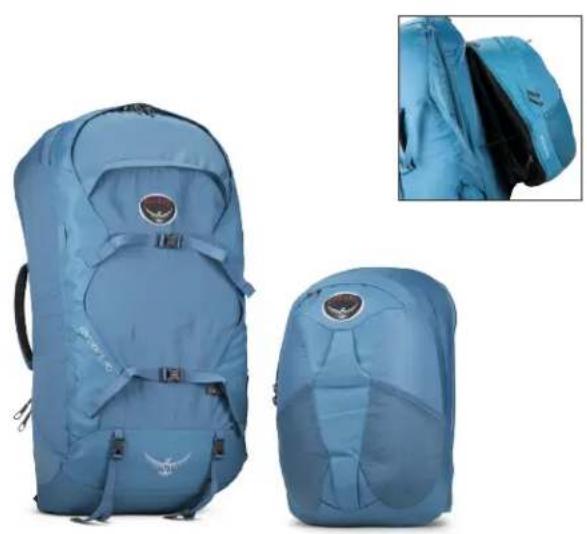 Osprey Farpoint 80 - HARNESS FIT - 1