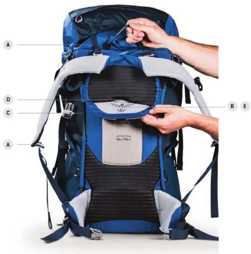 Osprey Ace 50 - ADJUSTABLE HARNESS - 1