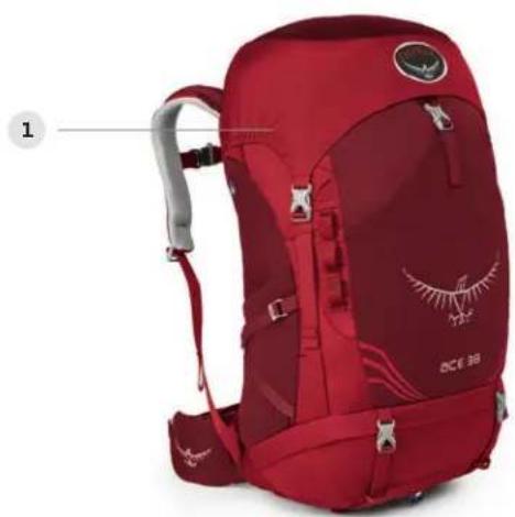Osprey Ace 50 - KIDS' TORSO RANGE - 1