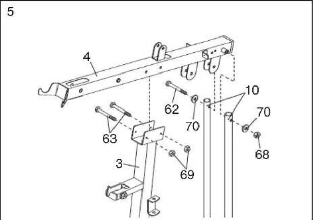 WEIDER Pro 2000 - RAHMENMONTAGE - 5