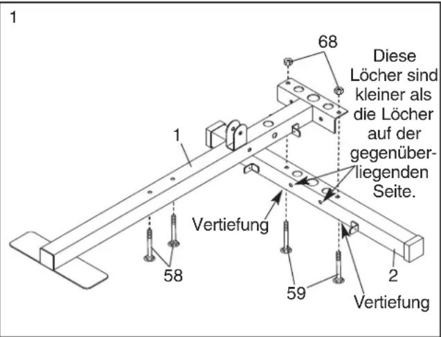 WEIDER Pro 2000 - RAHMENMONTAGE - 1