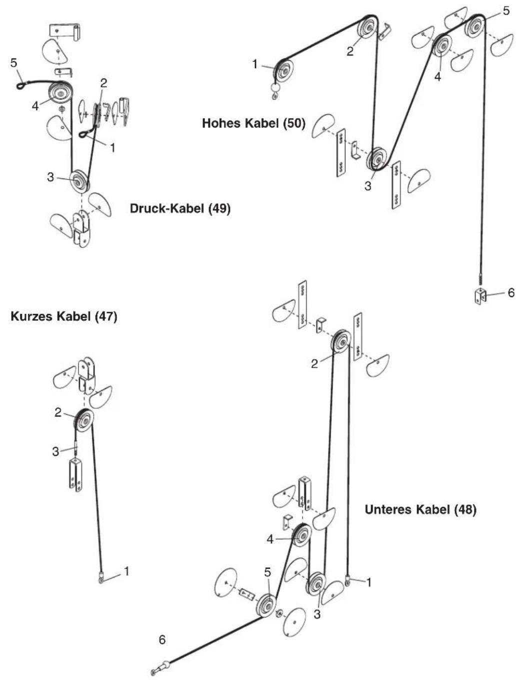 WEIDER Pro 2000 - KABELDIAGRAMME - 1