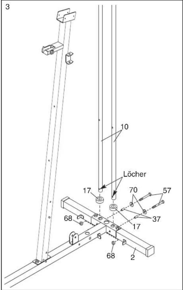 WEIDER Pro 2000 - RAHMENMONTAGE - 3