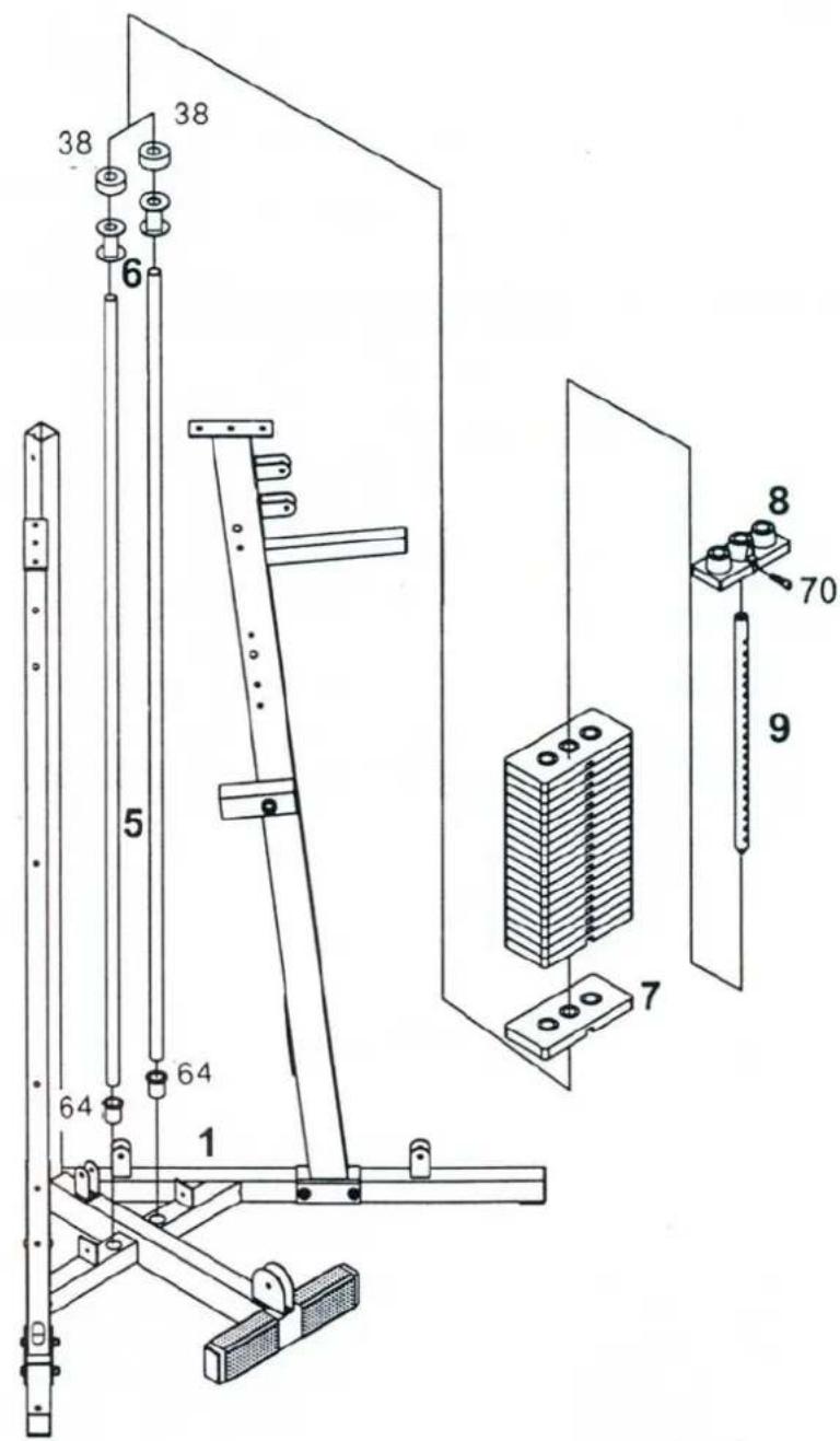 Schmidt Galena - SCHRITT 2: Aufbau des Gewichtstapels - 1