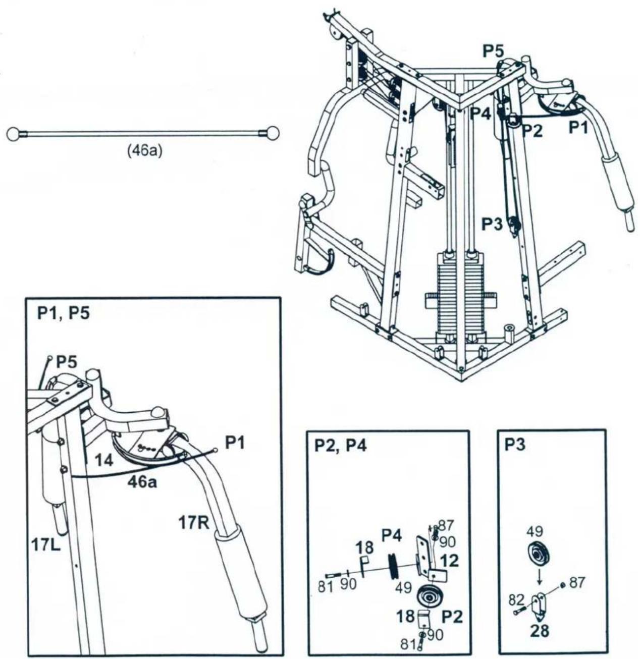 Schmidt Galena - SCHRITT 6: Einsetzen des oberen Kabels - 2