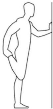 BodyCraft BC-735 - Übung: Dehnung der Oberschenkelvorderseite / Beinstrecker (Quadrizeps) - 1