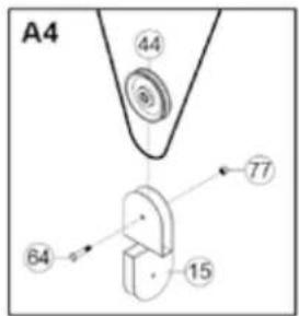BodyCraft BC-735 - Schritt 4: Aufbau von Kabel und Umlenkrollen - 7