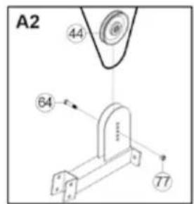 BodyCraft BC-735 - Schritt 4: Aufbau von Kabel und Umlenkrollen - 3