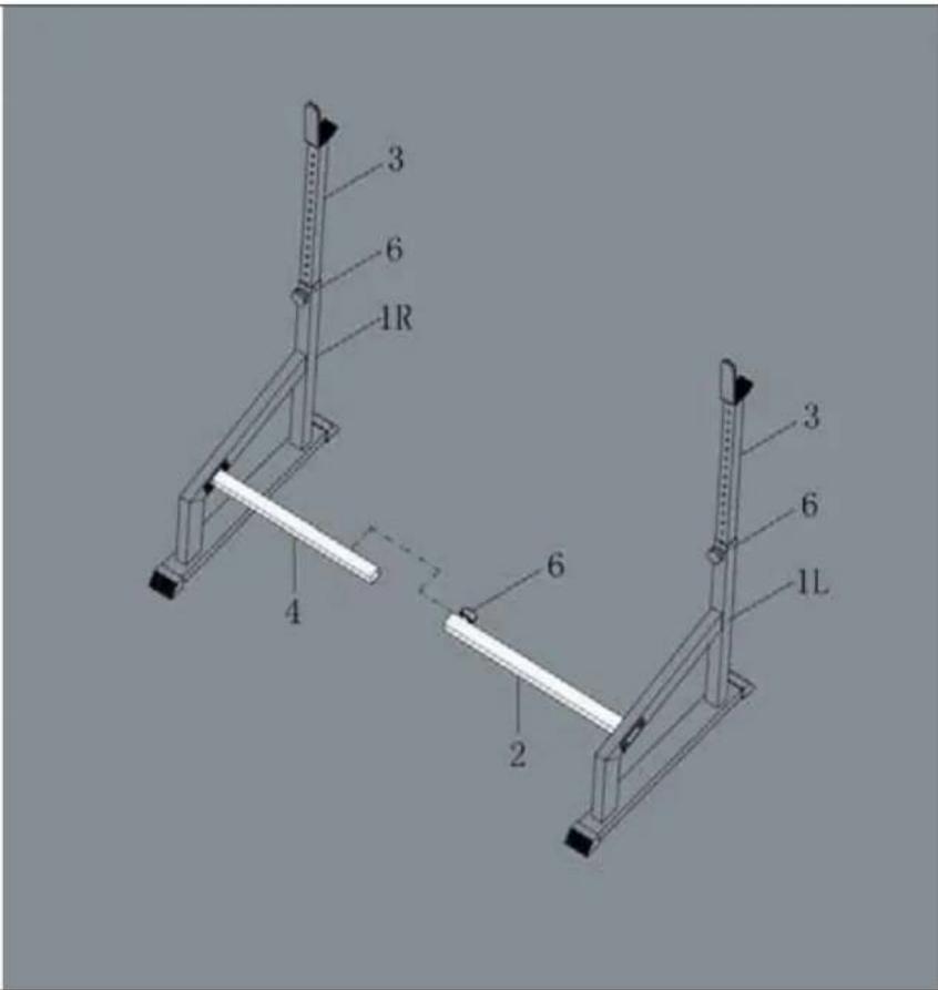 Finnlo Halterstation 3858 - Schritt/ Step 1 - 3
