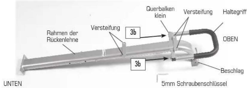 Finnlo Bioforce Extreme 3841 - SCHRITT 3 – Zusammenbau Rückenstütz-Rahmen - 1