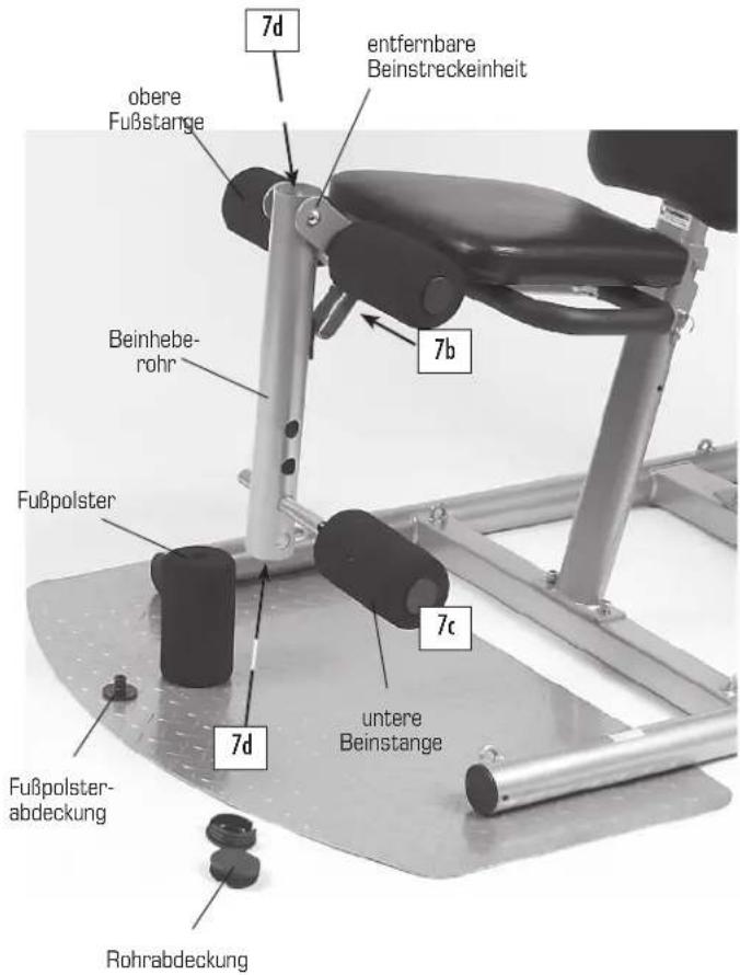 Finnlo Bioforce Extreme 3841 - SCHRITT 7 – Zusammenbau Beinstrecker - 1