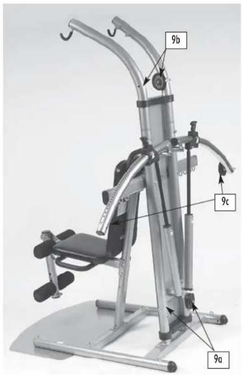 Finnlo Bioforce 3810 - SCHRITT 9 – Das Anbringen der Rollen - 1