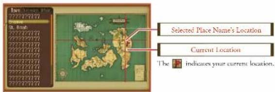 NINTENDO Tales of the Abyss (3DS) - WORLD MAP - 1