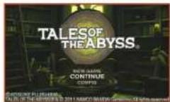 NINTENDO Tales of the Abyss (3DS) - TITLE SCREEN - 1