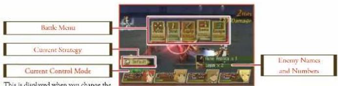 NINTENDO Tales of the Abyss (3DS) - BATTLE MENU - 1