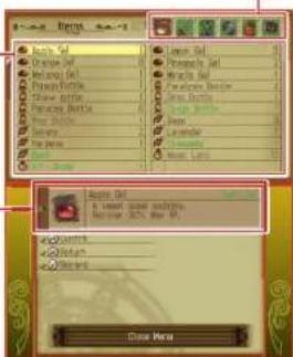 NINTENDO Tales of the Abyss (3DS) - Help Window - 1