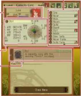 NINTENDO Tales of the Abyss (3DS) - Help Window - 1