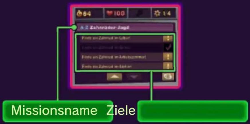 NINTENDO Luigis Mansion 2 (3DS) - Aufgabenliste - 1