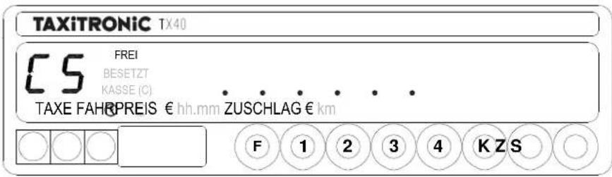 Taxitronic TX40 - 4.2.- TAGESPEICHER - 1