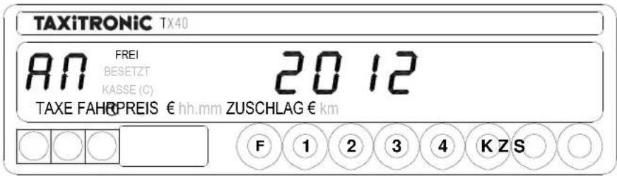 Taxitronic TX40 - 6.1.- UHRZEIT UND DATUM - 3