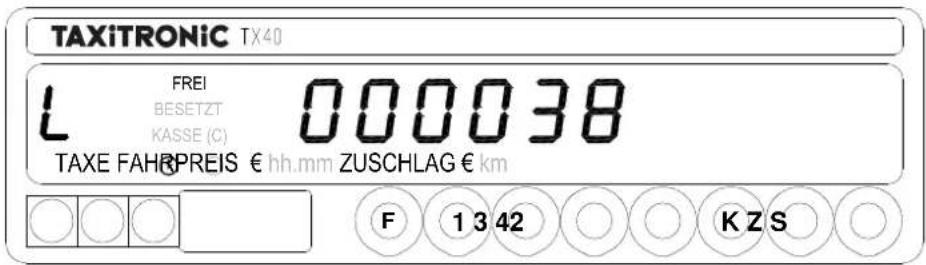 Taxitronic TX40 - 4.1.- GESAMTSPEICHER - 2