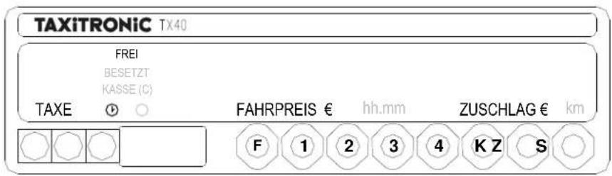 Taxitronic TX40 - 1.- TAXAMETER EINSCHALTEN - 3