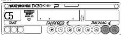 Taxitronic TX30-C-01 - 5.3.- KONTROLLBLÖCKE - 1