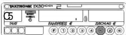 Taxitronic TX30-C-01 - 5.3.- KONTROLLBLÖCKE - 2