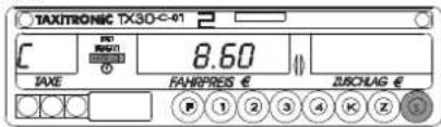 Taxitronic TX30-C-01 - 2.6.- SUMME ANZEIGEN - 1