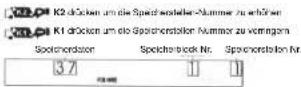 Digitax M1 - Statistik-Speicher - 2