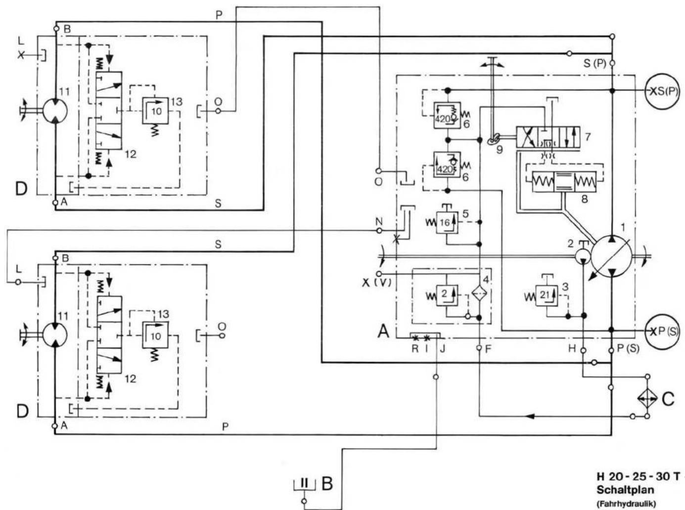 Linde H35 T - Schaltplan - 1