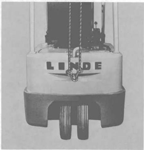 Linde E15 S - Aufhängung, hinten - 3