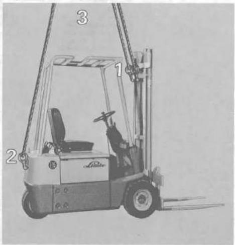 Linde E15 S - Aufhängung, hinten - 1