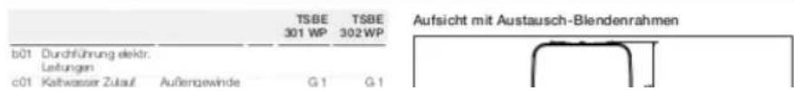Tecalor TSBE 401 WP SOL - Technische Daten - 2
