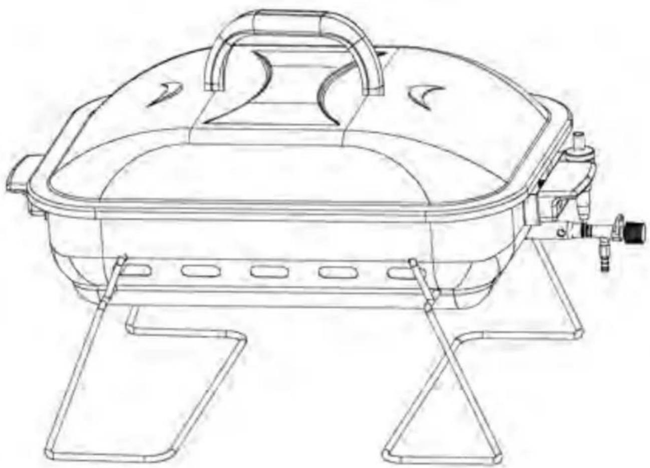 Camp4 Orlando - MONTAGE- & BETRIEBSANLEITUNG ORLANDO 50 mbar - TRAGBARER GASGRILL - 1