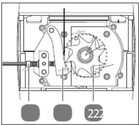 Gardenline GLLH 2849 - Einstellen des Gegenmessers - 1